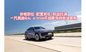 ​价格到位 配置实在 权益拉满！一汽奥迪Q6L e-tron诚意购